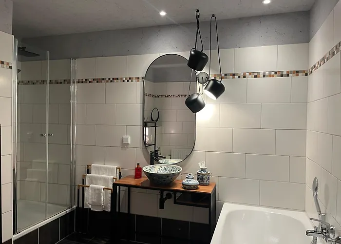 Duplex Loft Mit Garten Lägenhet Magdeburg